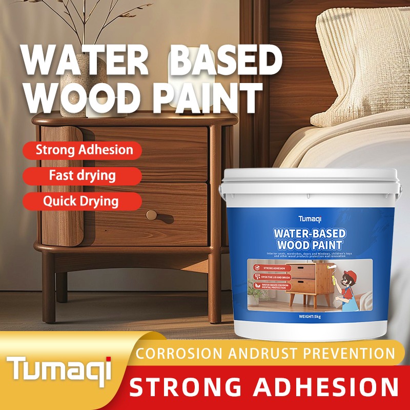 Water Based Wood Paint - Eco-Friendly, Fast Drying for Furniture & DIY