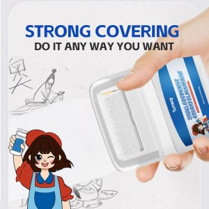 Strong Coverage, Quick-Drying, Eco-Friendly Mini Paint for Wall Touch-Up & Creative Decoration(50g)